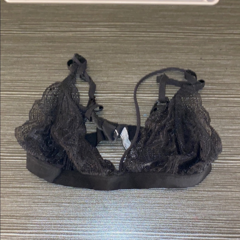 Elegant Black Lace Bralette